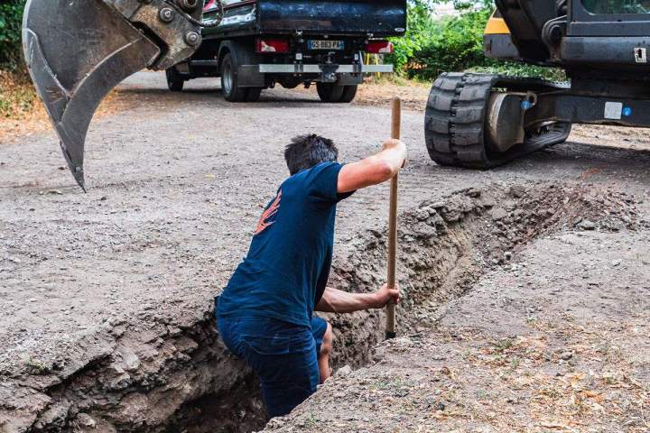 Préparation terrain terrassement Montluçon